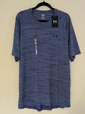 Under Armour Men’s Heathered Blue Performance Tee